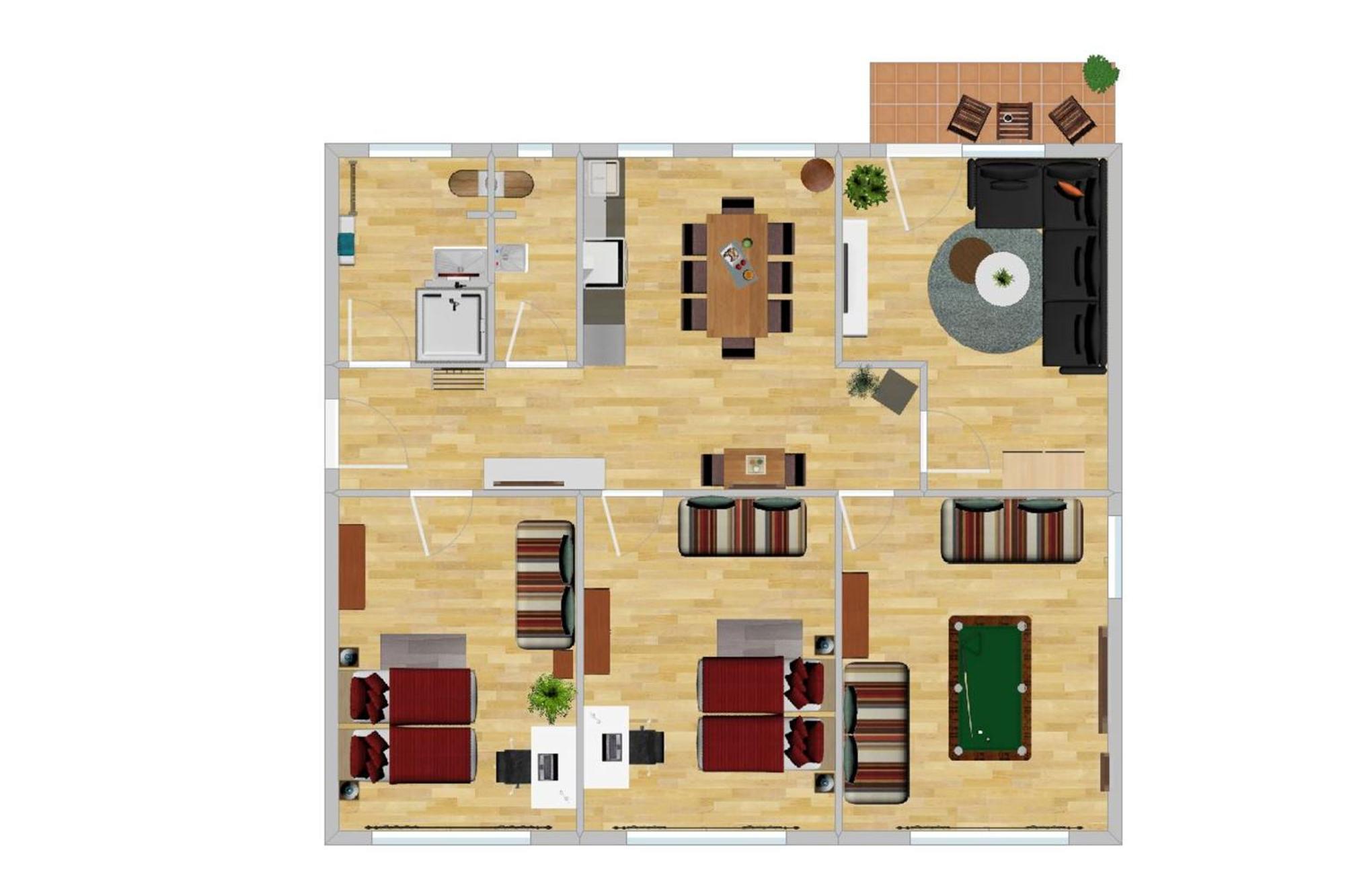 Homely-Apartment Manhattanart, Zentral, Parkplatz, Billard,Ps4, Dart, Balkon บีเลอเฟล์ด ภายนอก รูปภาพ