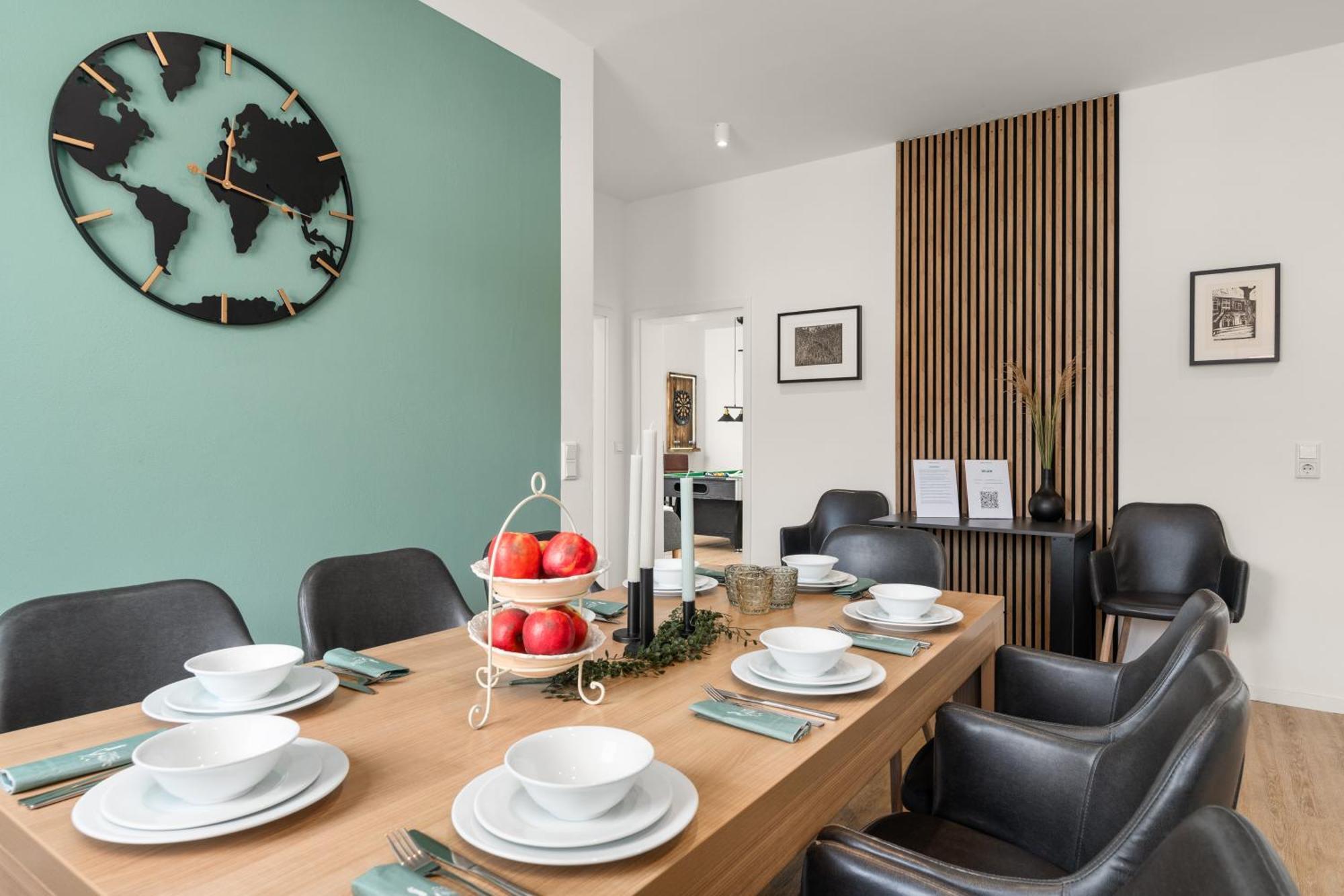 Homely-Apartment Manhattanart, Zentral, Parkplatz, Billard,Ps4, Dart, Balkon บีเลอเฟล์ด ภายนอก รูปภาพ