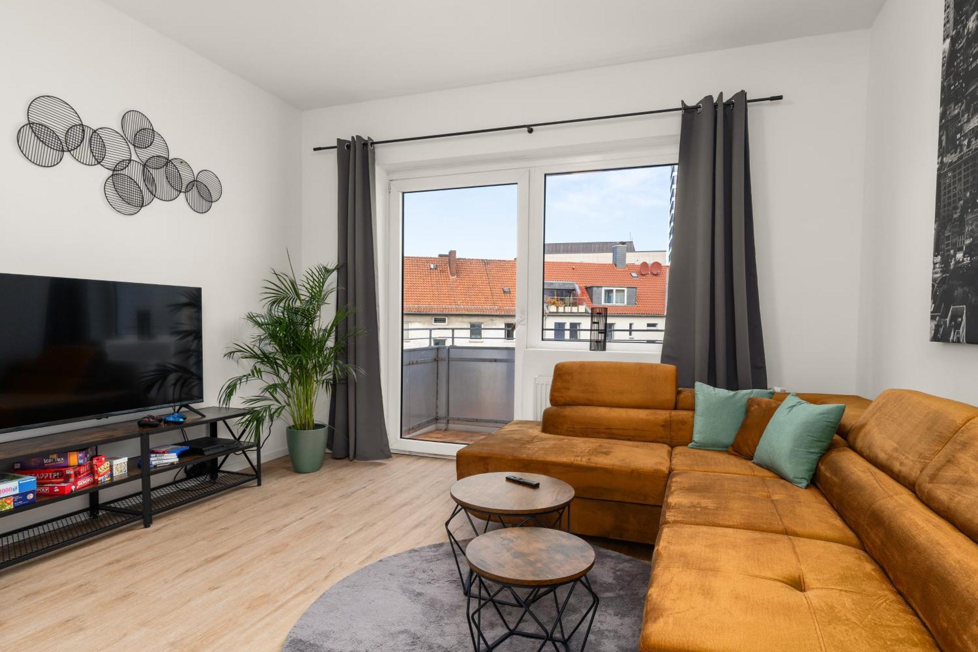 Homely-Apartment Manhattanart, Zentral, Parkplatz, Billard,Ps4, Dart, Balkon บีเลอเฟล์ด ภายนอก รูปภาพ